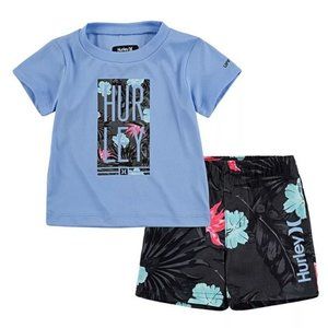 Baby Boy Hurley Dri-FIT Tee & Shorts Set